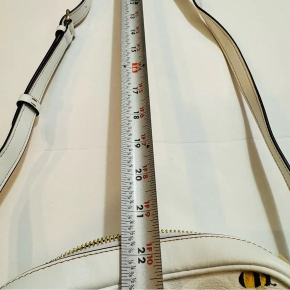 COACH Designer Mini Jamie Camera Bag Signature With Bee Print purse Crossbody - Picture 5 of 8